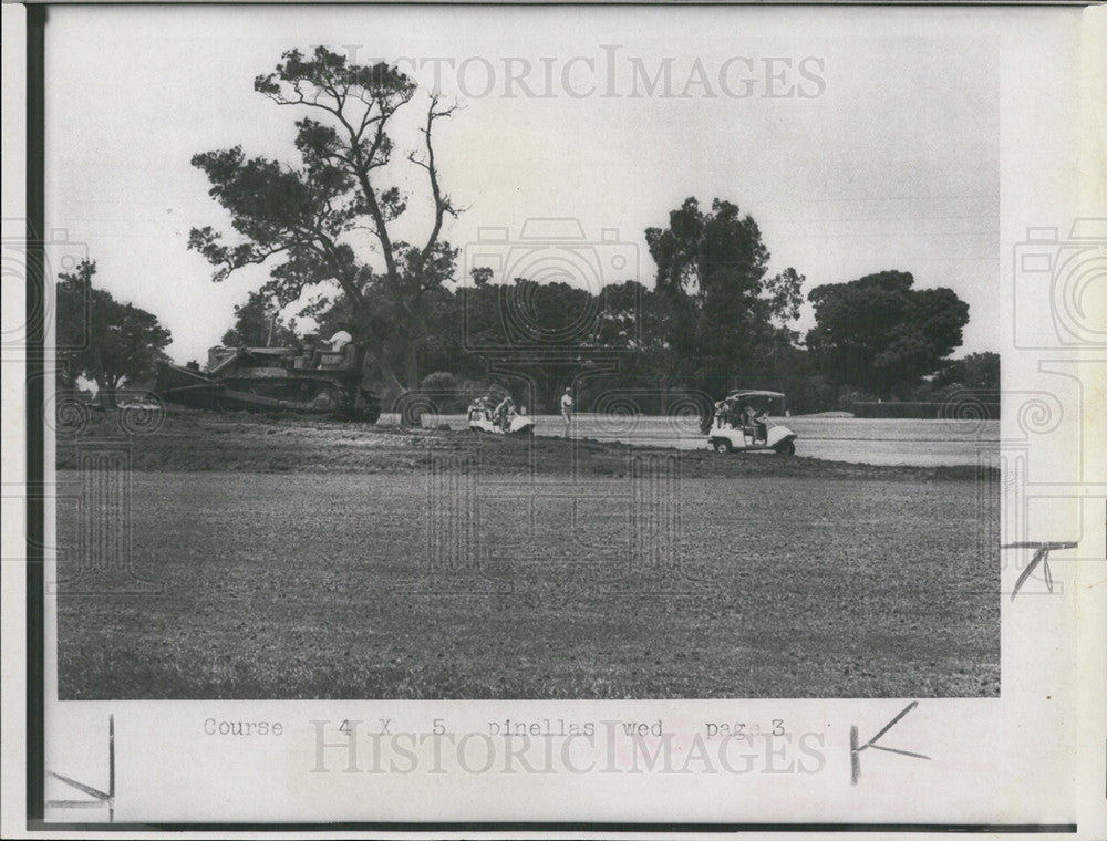 1973 Press Photo Belleview Biltmore Golf Course Under Construction - Historic Images