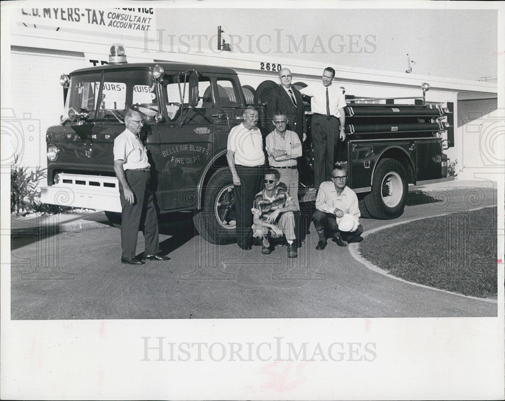 1964 Press Photo Belleair Bluffs Volunteer Fire Department - Historic Images