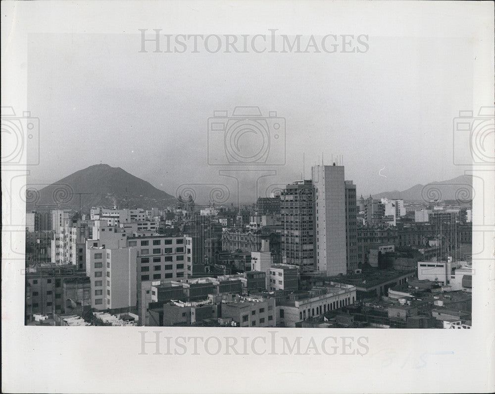 1964 Press Photo Aerial view of Montreal,Canada - Historic Images