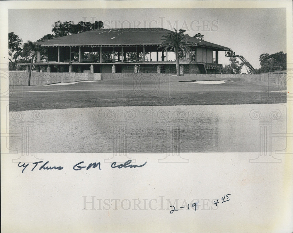 1976 Press Photo Belleview Biltmore Country Club Clubhouse Under Construction - Historic Images