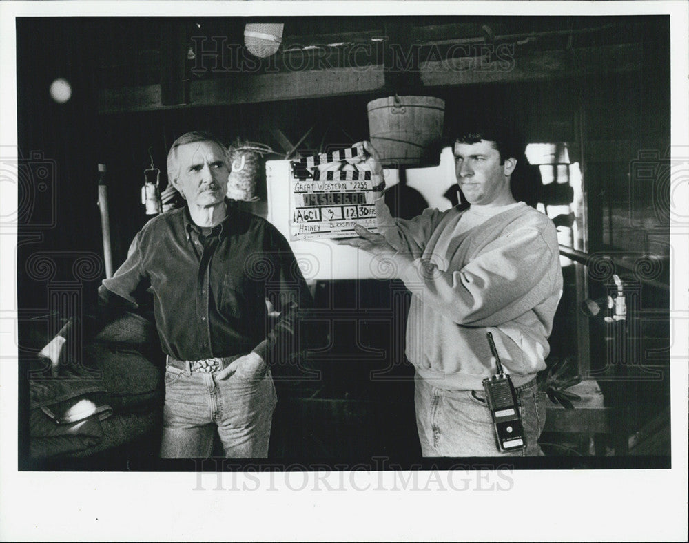 1992 Press Photo Dennis Weaver of Great Western - Historic Images