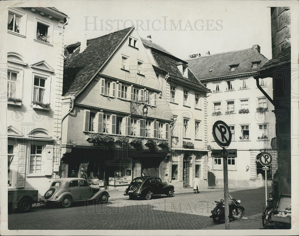 Press Photo Heidelberg Street Scene Germany - Historic Images