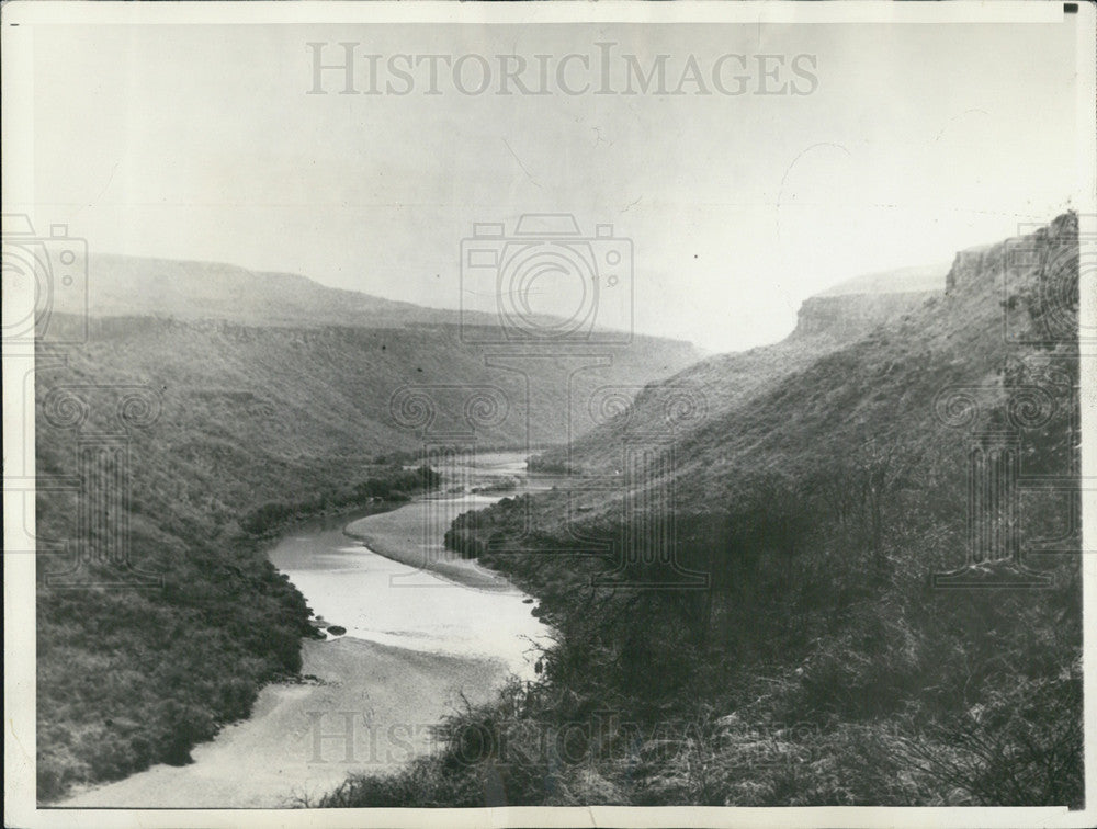 1936 Press Photo Blue Nile Flows From Lake Tana Toward Egyptian Sudan - Historic Images