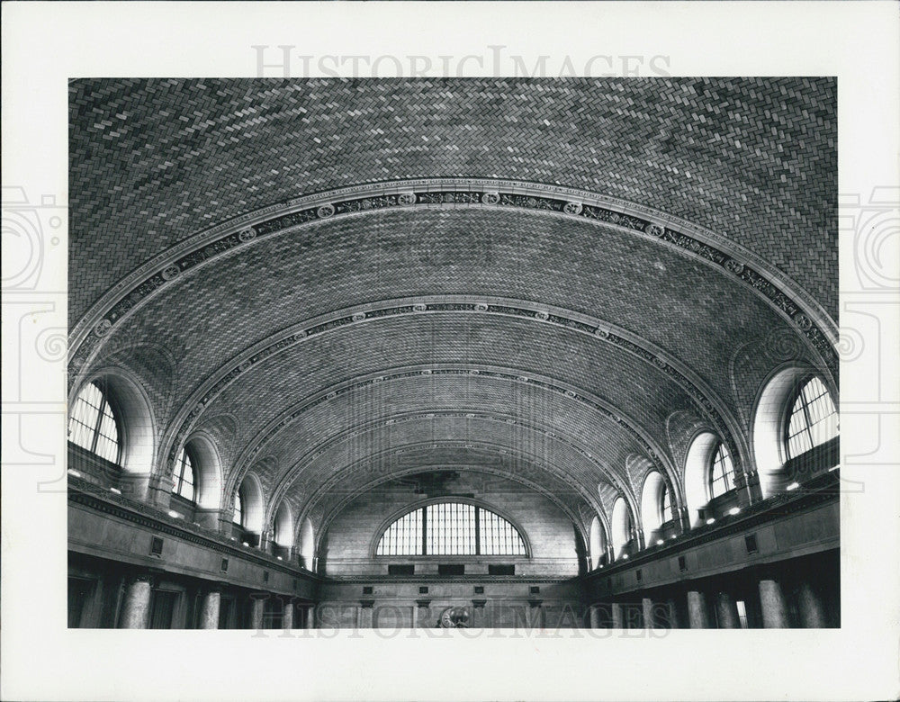 1980 Press Photo Interior of NorthWesterern Train station - Historic Images