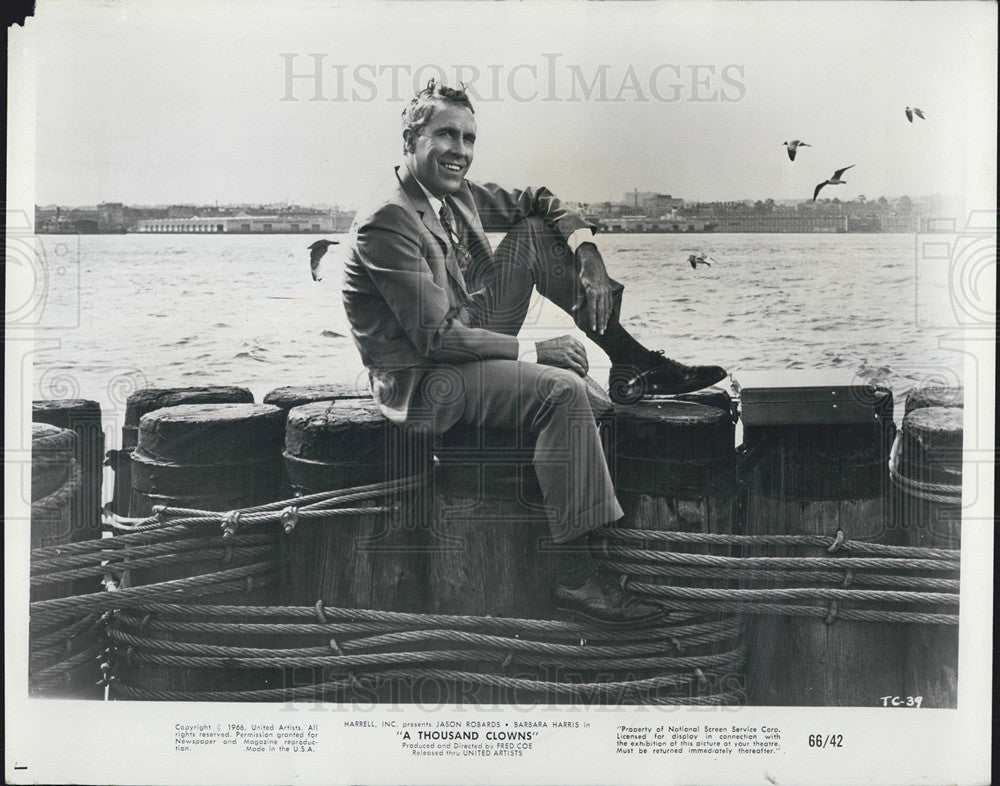 1966 Press Photo Jason Robards/Actor/A Thousand Clowns - Historic Images