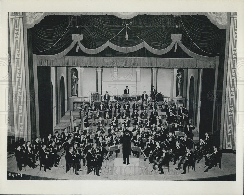 1965 Press Photo Monte Carlo National Orchesta Louis Fremauc Conductor - Historic Images