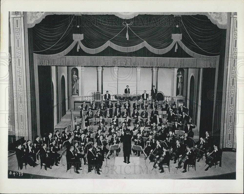 1986 Press Photo Louis Fremaux Conductor Monte Carlo National Orchestra - Historic Images