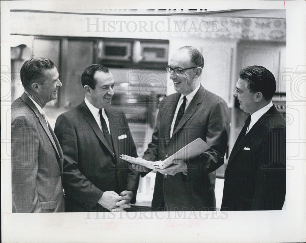 1967 Press Photo K.A. Brooks, M.D. Munger, E.S. Donnell and G.I. Hall - Historic Images