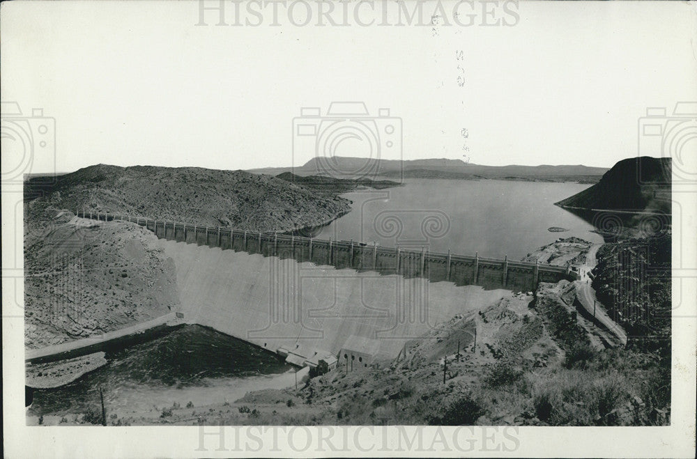 Press Photo Elephant Butte Dam - Historic Images