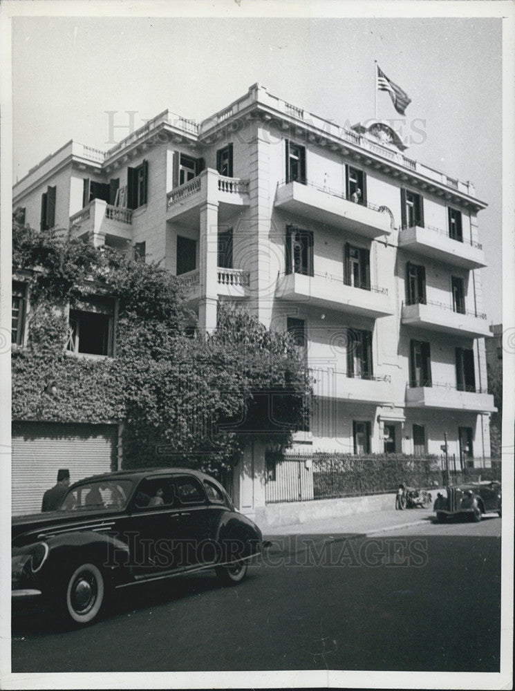 Press Photo Americanization of Cairo Egypt Building 1930&#39;s or 40&#39;s - Historic Images