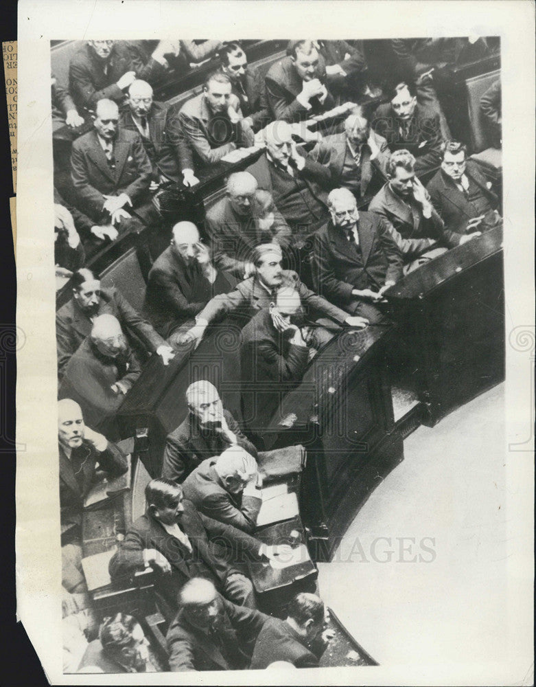 1935 Press Photo Premier Pierre Laval wins overwhelming vote in Parliament - Historic Images