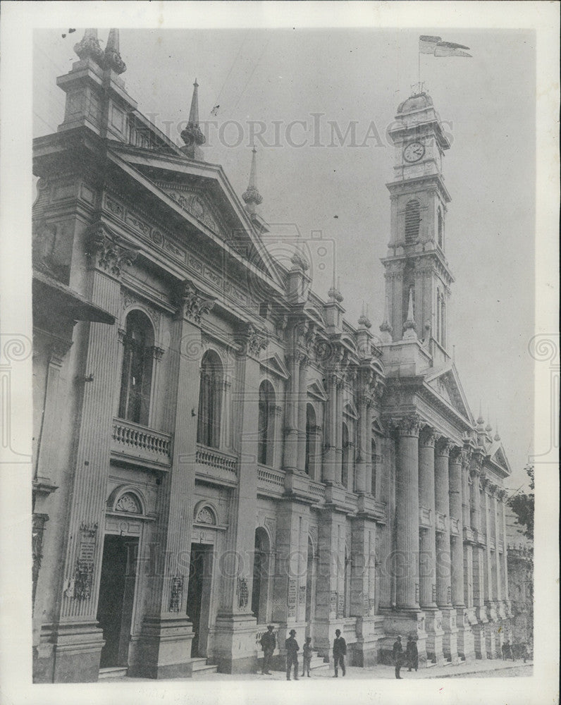 1928 Press Photo La Paz National Palace in Bolivia - Historic Images