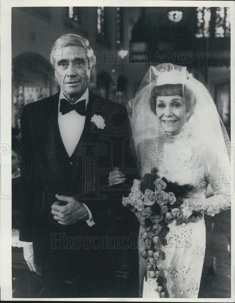 1984 Press Photo Jane Wyman gets married on Falcon&#39;s Crest - Historic Images