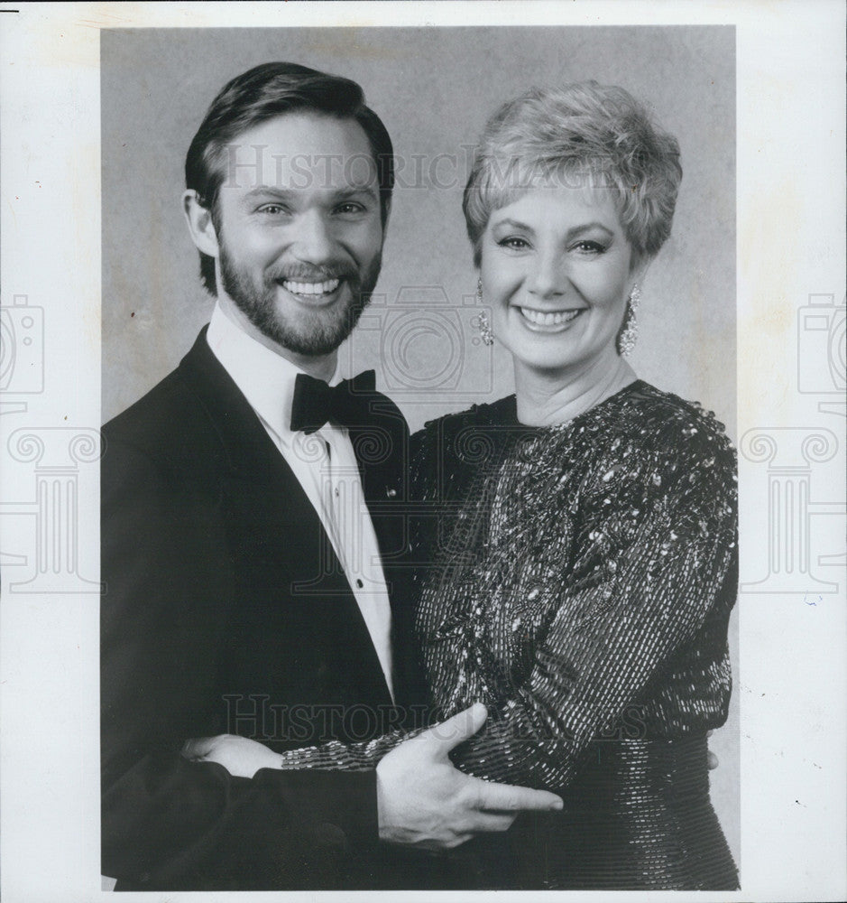 1988 Press Photo Richard Thomas and Shirley Jones - Historic Images