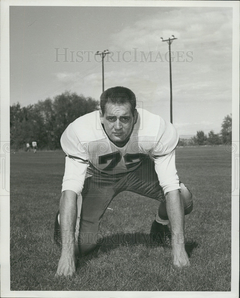 1953 Press Photo Bob Klamann Univ Of Colorado Footballer - Historic Images