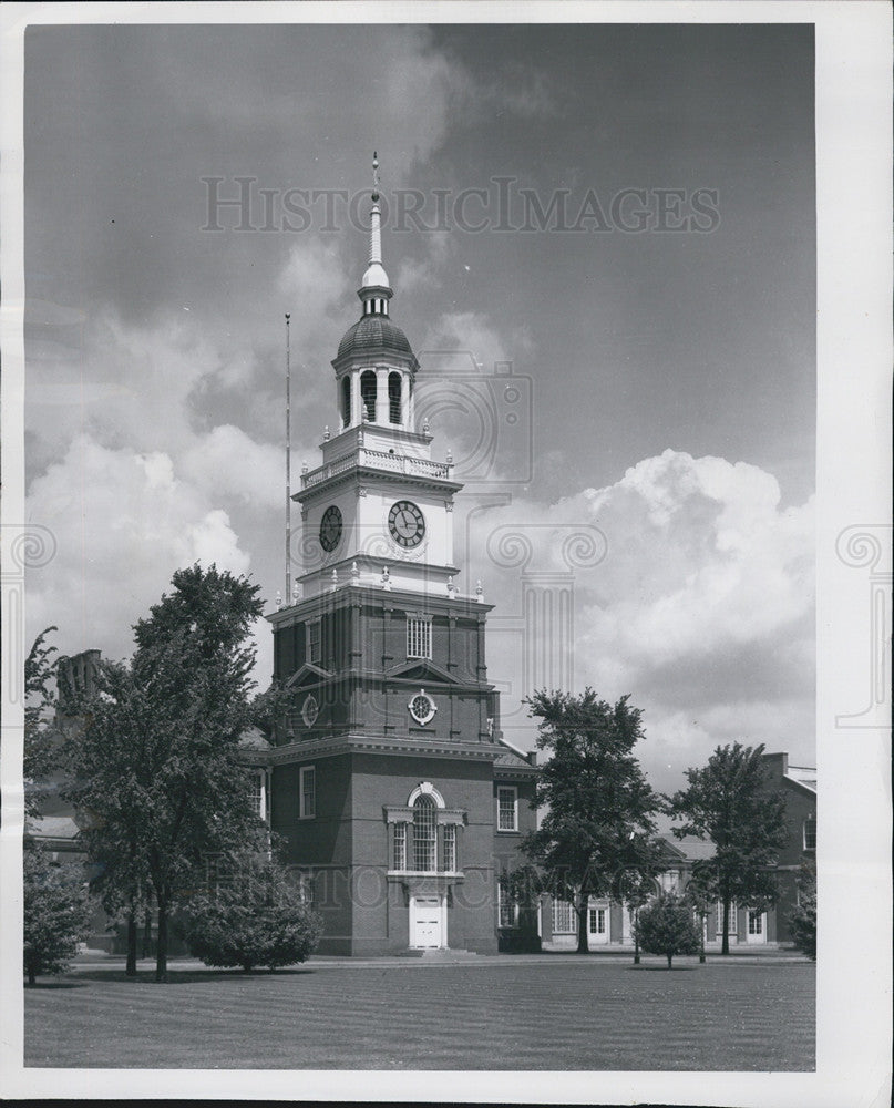 1951 Press Photo Edison Institute Museum Exterior Dearborn Michigan - Historic Images