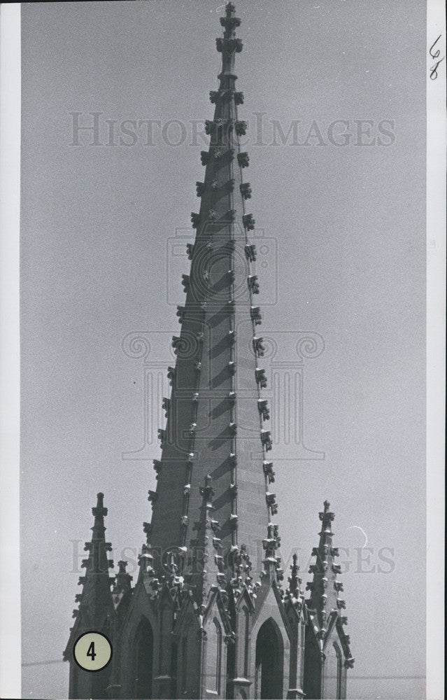 1963 Press Photo Roof Of The Basilica Of Immaculate Conception In Denver CO - Historic Images