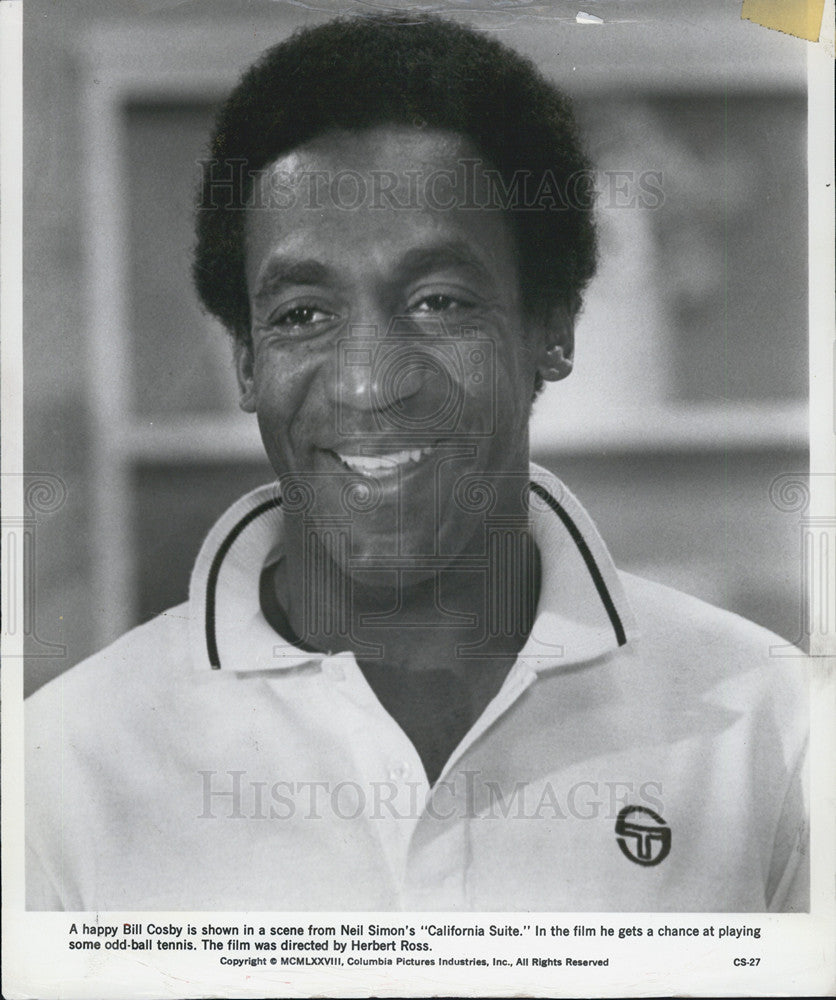 1978 Press Photo Comedian Bill Cosby In A Scene From &quot;California Suite&quot; - Historic Images