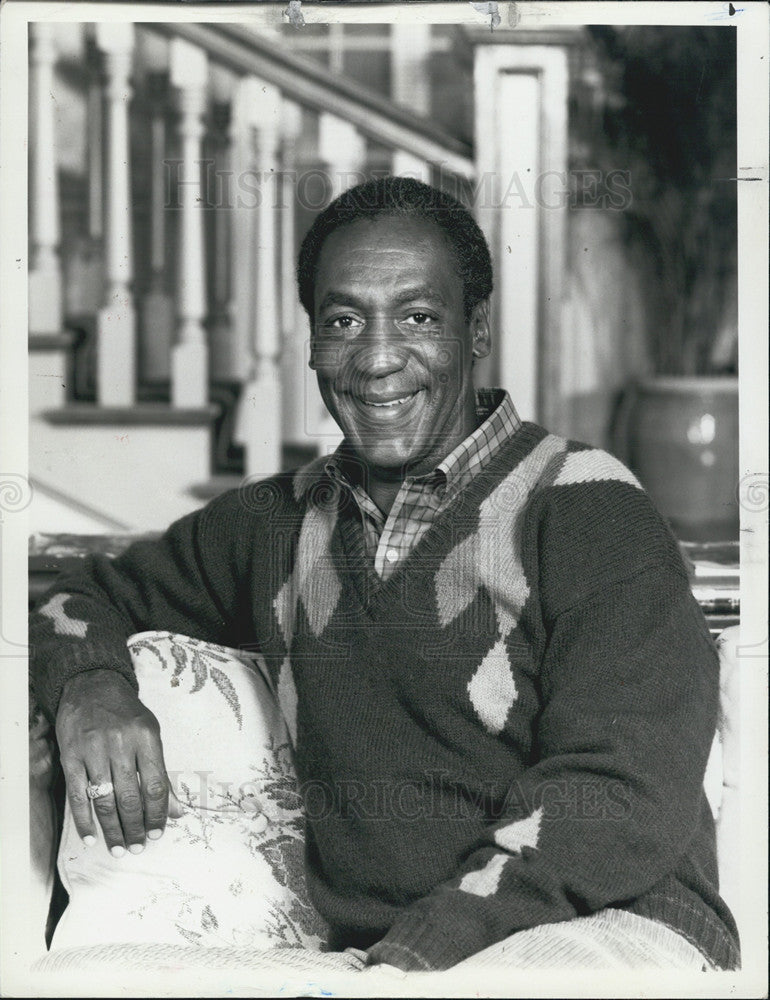 1985 Press Photo Bill Cosby As Dr. Cliff Huxtable On &quot;The Cosby Show&quot; - Historic Images