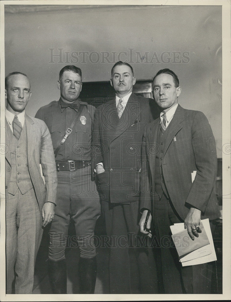 1935 Press Photo CR McIntosh, EJ House, Frank Patton &amp; CH Martin - Historic Images