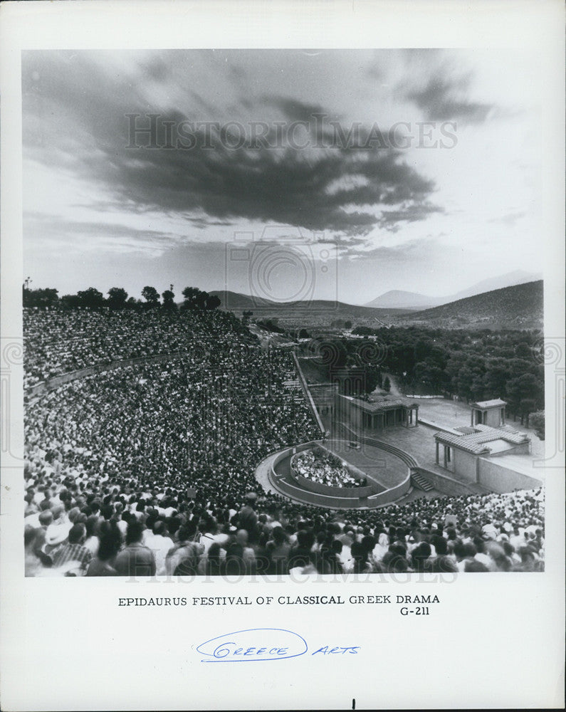 1965 Press Photo Epidaurus Festival of Classical Greek Drama - Historic Images