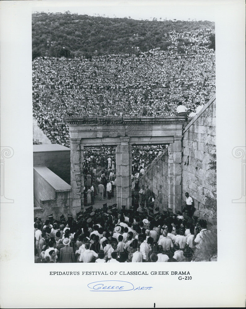 1965 Press Photo  Epidaurus Festival of Classical Greek Drama - Historic Images