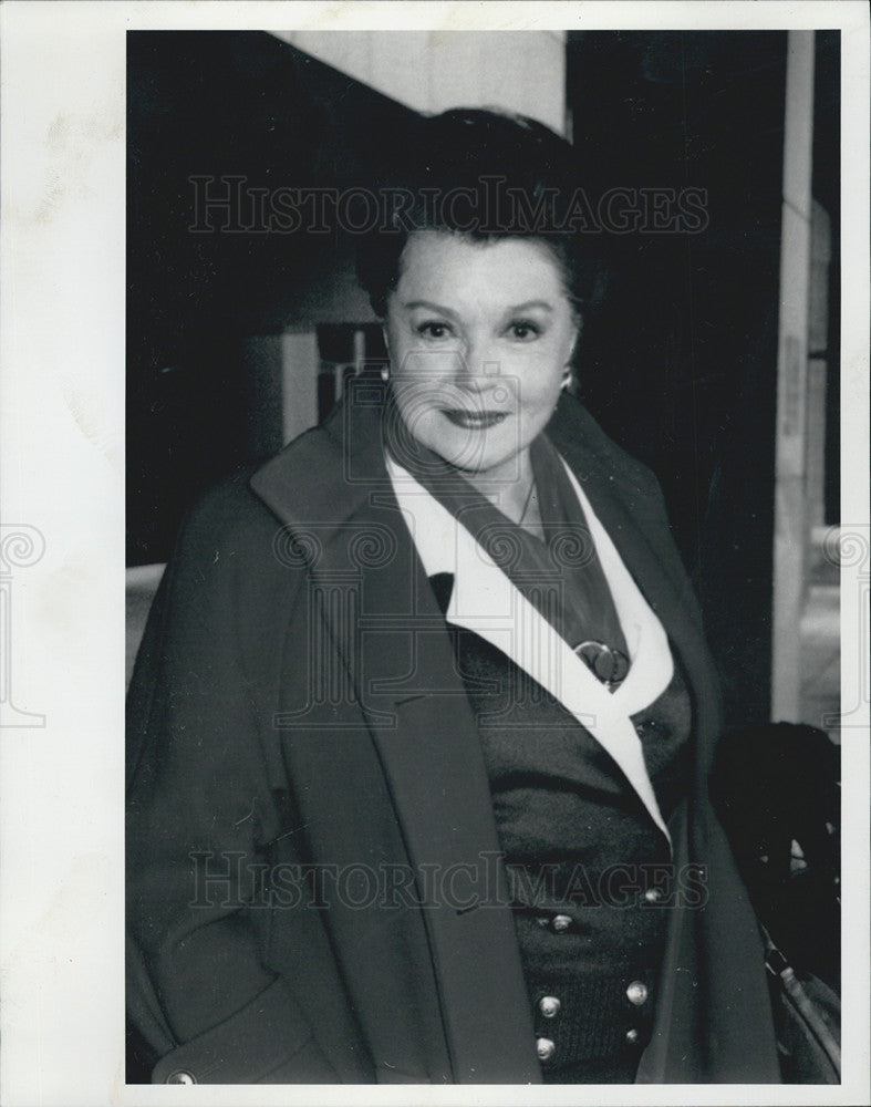 1991 Press Photo Veteran Swimstar and Actor Esther Williams - Historic Images