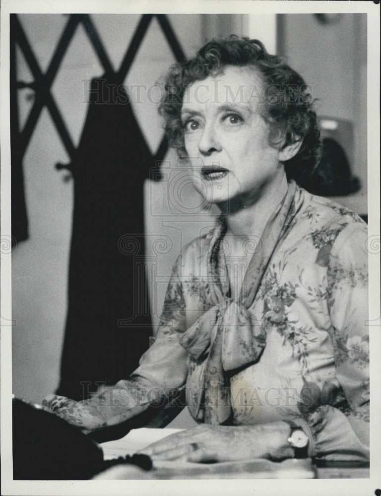 1980 Press Photo Bette Davis Stars In &quot;White Mama&quot; - Historic Images