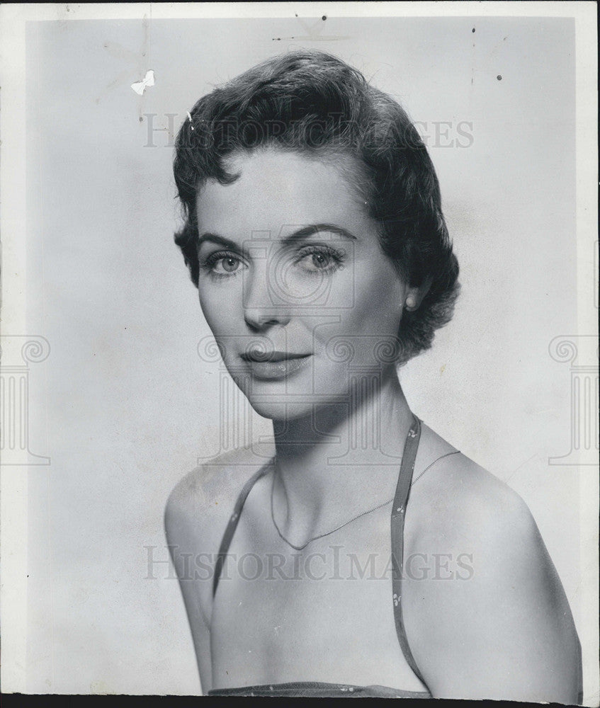 1954 Press Photo Dorothy McGuire Stars In &quot;Three Coins in the Fountain&quot; - Historic Images