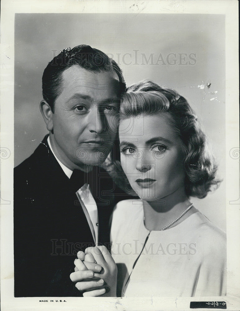 1943 Press Photo Robert Young and Dorothy McGuire Star In &quot;Claudia&quot; - Historic Images