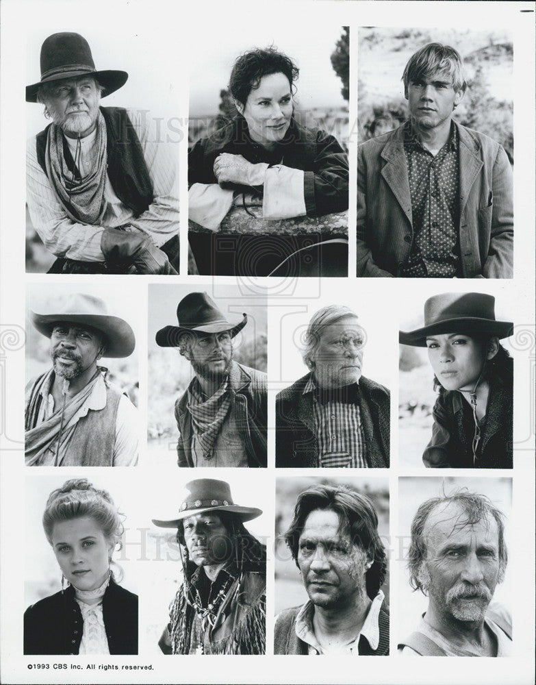 Cast Of Return To Lonesome Dove 1993 Vintage Press Photo Print Cast of return to lonesome dove 1993 vintage press photo print