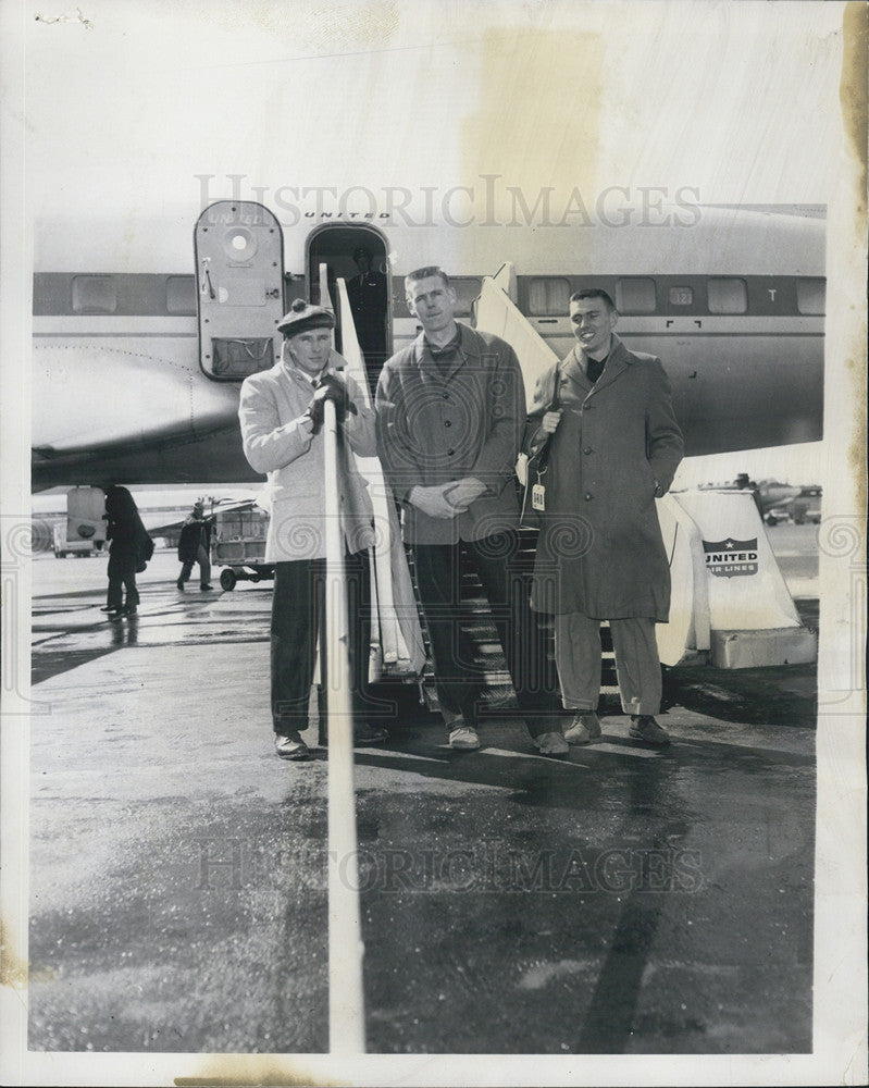 1960 Press Photo Lt Mel Schwarz, 1st Lt Bob Gardiner &amp; 1st Lt Alex Breckenridge - Historic Images