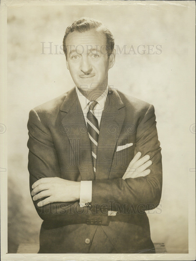 1961 Press Photo Actor David Niven - Historic Images