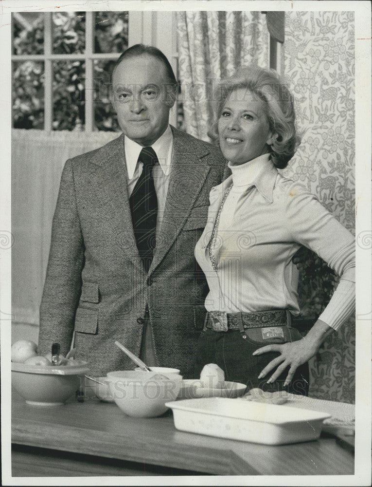 1980 Press Photo Bob Hope and Dinah Shore - Historic Images