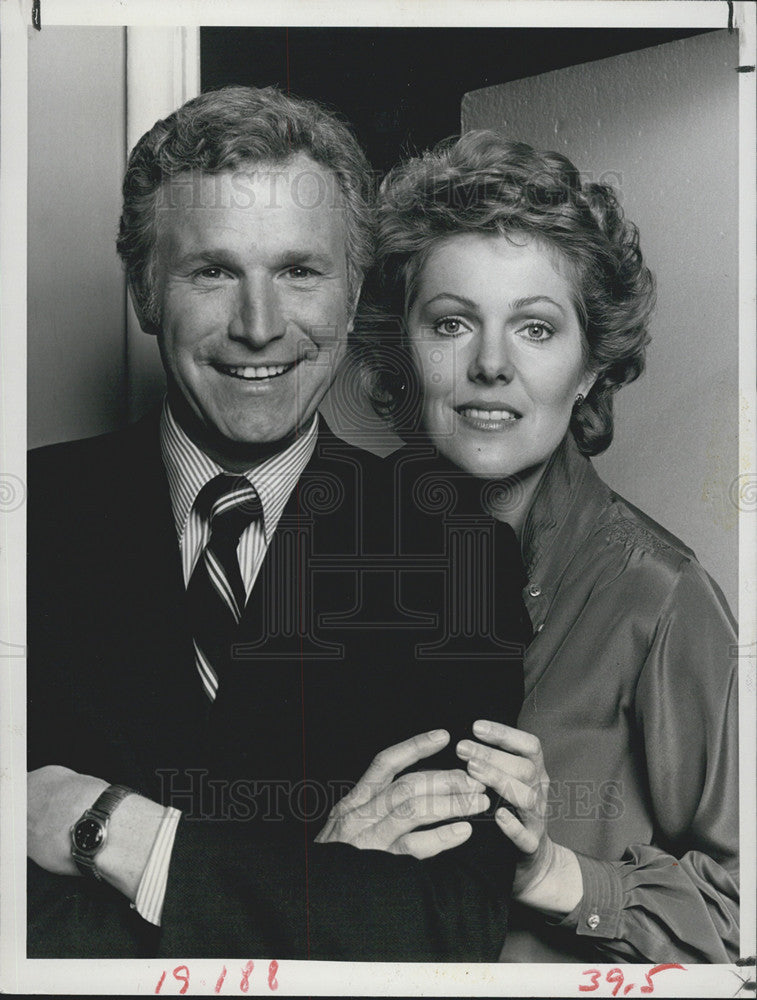 1980 Press Photo Wayne Rogers and Lynn Redgrave in House Calls - Historic Images