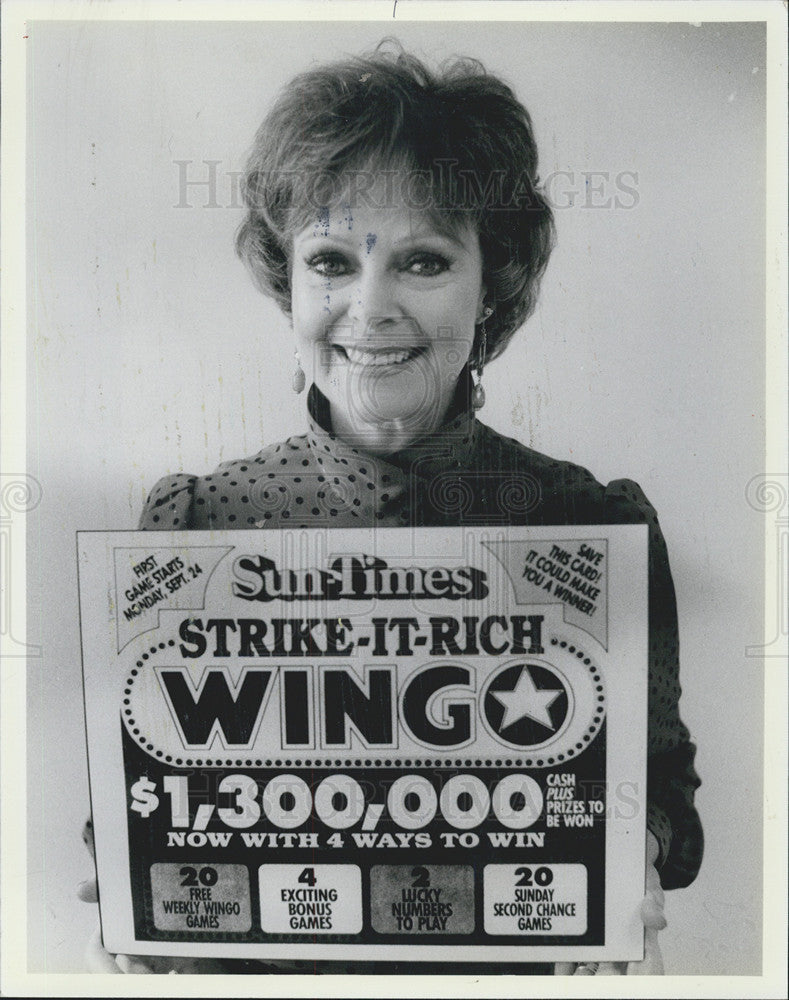 1984 Press Photo Actress June Lockhart - Historic Images