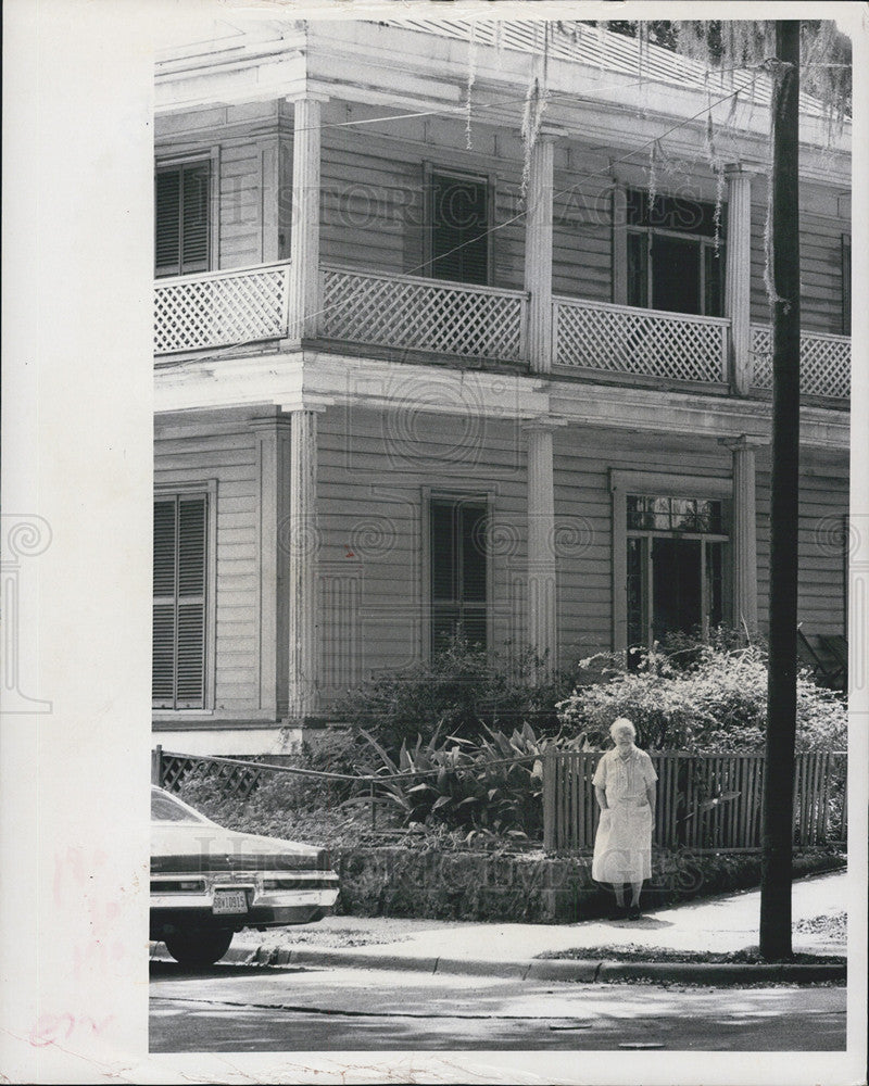 1973 Press Photo Miss Claire, longtime resident of Tallahassee sold her home for - Historic Images