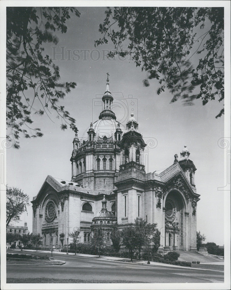 1975 Press Photo St. Paul Cathedral In St. Paul &amp; One Of Highest American Domes - Historic Images