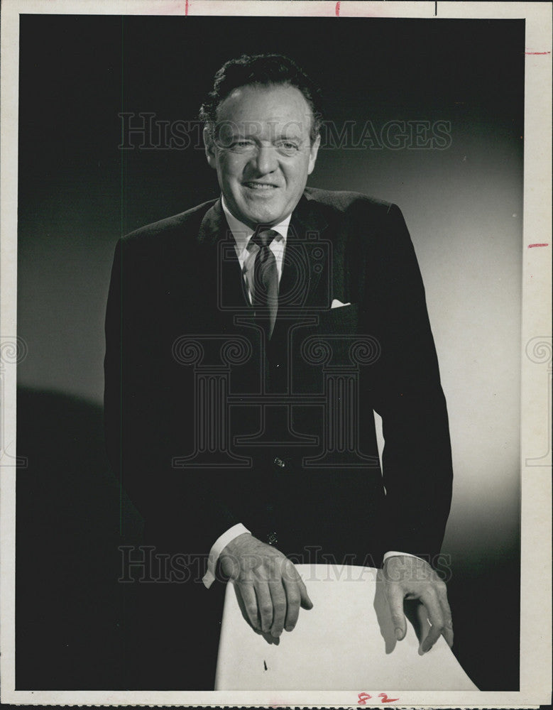 1964 Press Photo Bell Telephone Hour Series Actor Van Heflin Character Portrait - Historic Images