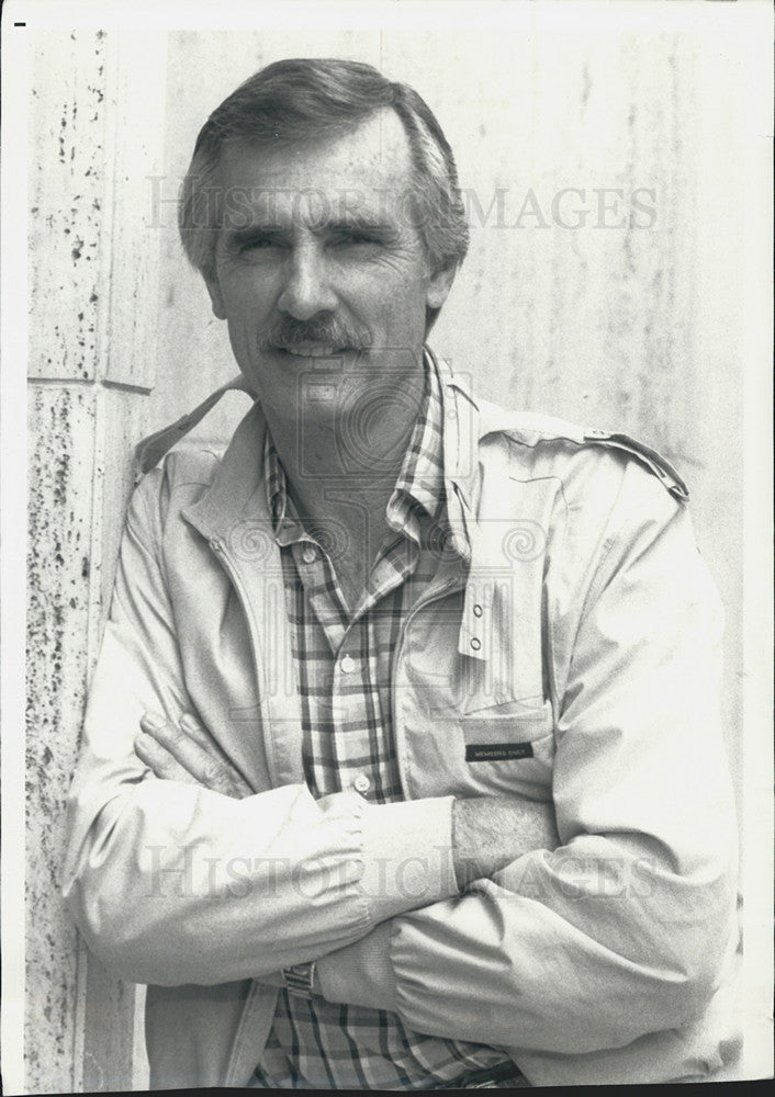 1987 Press Photo Dennis Weaver Stars In &quot;Buck James&quot; - Historic Images