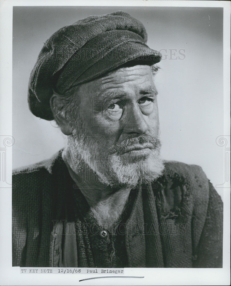 1968 Press Photo Television Actor Paul Brinegar Character Portrait - Historic Images