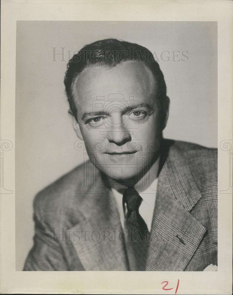 Press Photo Actor Van Heflin - Historic Images