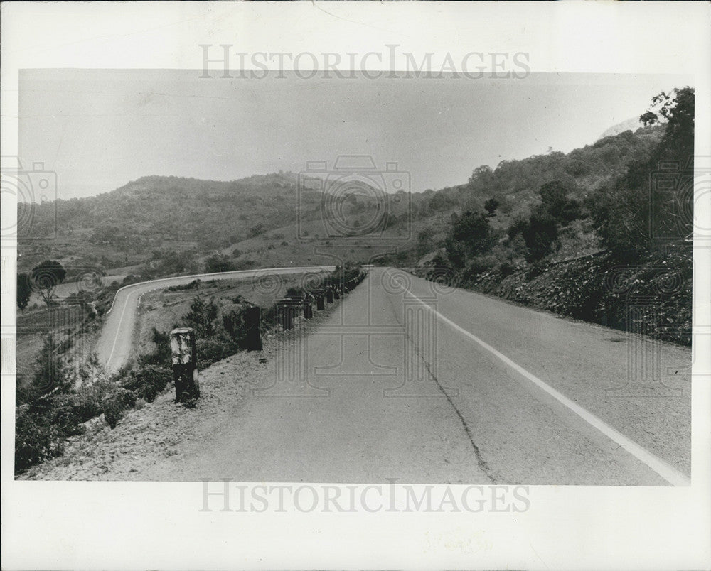 Press Photo Inter-American Highway North of Mexico City - Historic Images