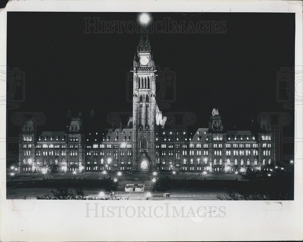 1966 Press Photo Parliament Buildings/Otttawa Ontario Canada - Historic Images