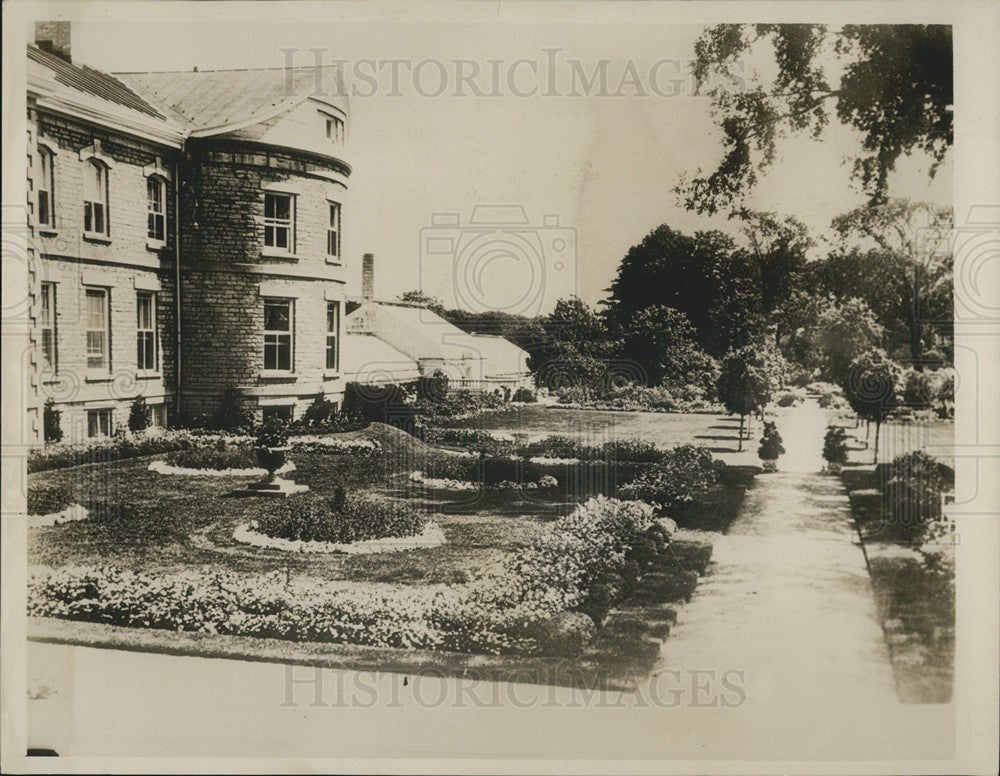 1939 Press Photo Gardens Of Ribeau Hall/Ottawa Canada/Governor General Residence - Historic Images
