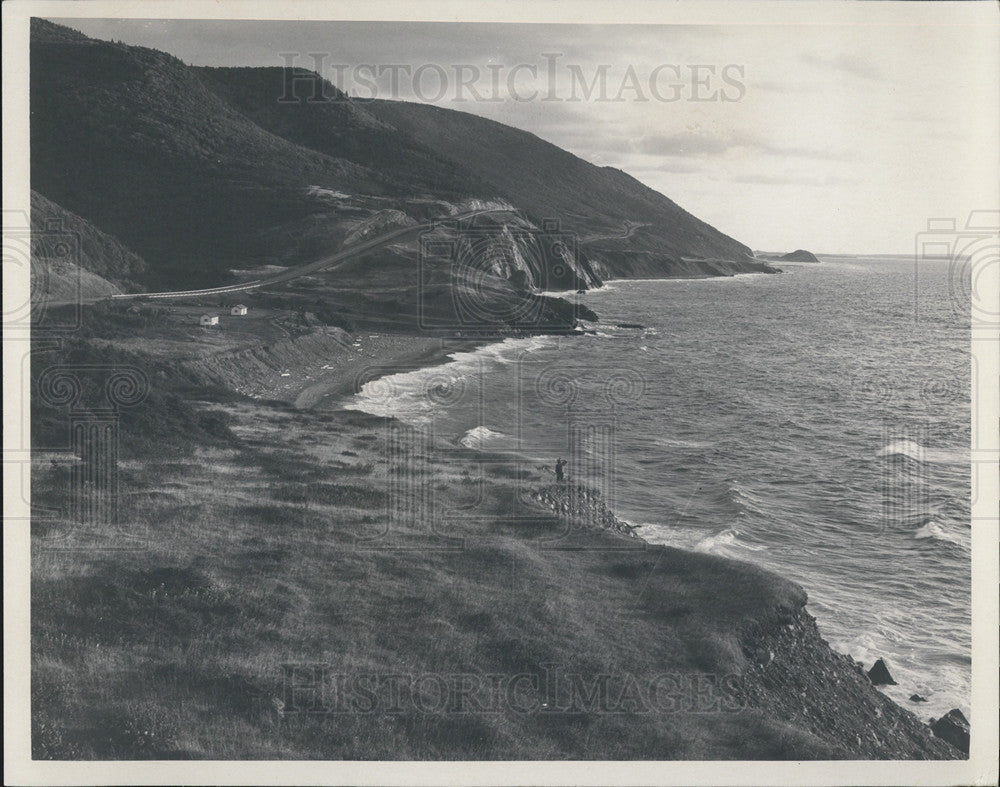 1974 Press Photo Coastline/Nova Scotia Canada - Historic Images