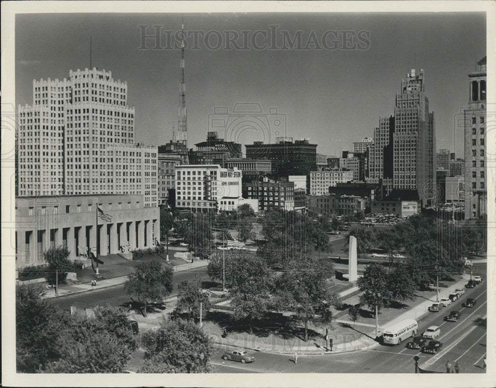 1963 Press Photo Skyline St. Louis Missouri - Historic Images