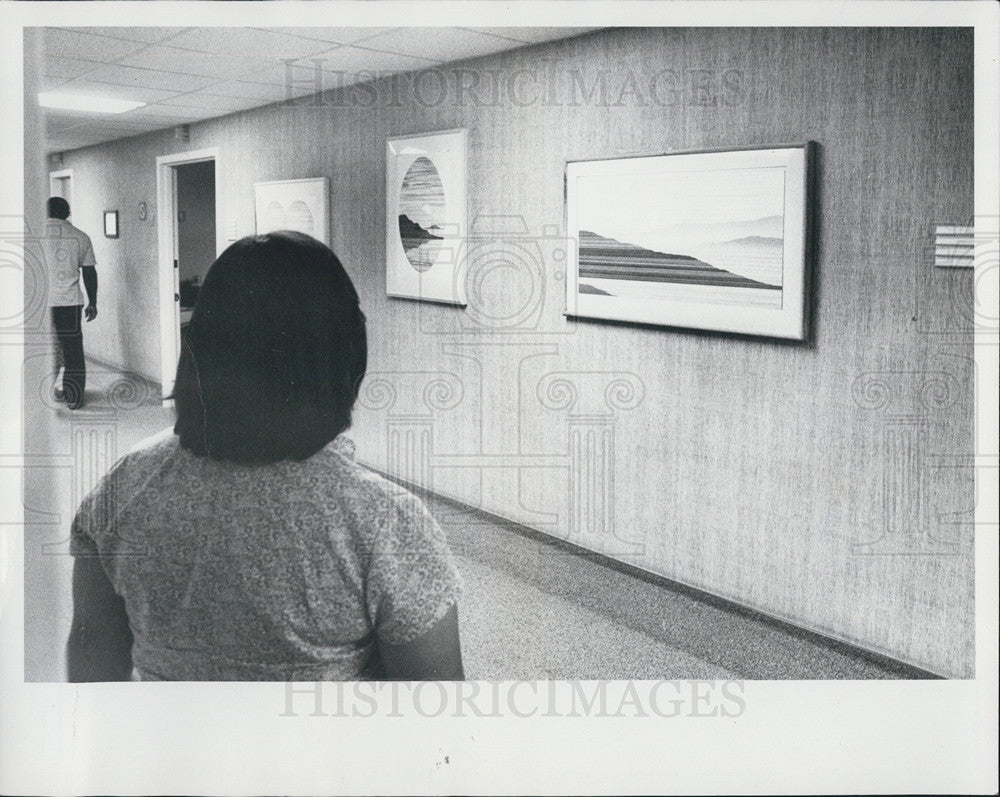 1981 Press Photo Art/Jackson Memorial/Miami Florida - Historic Images