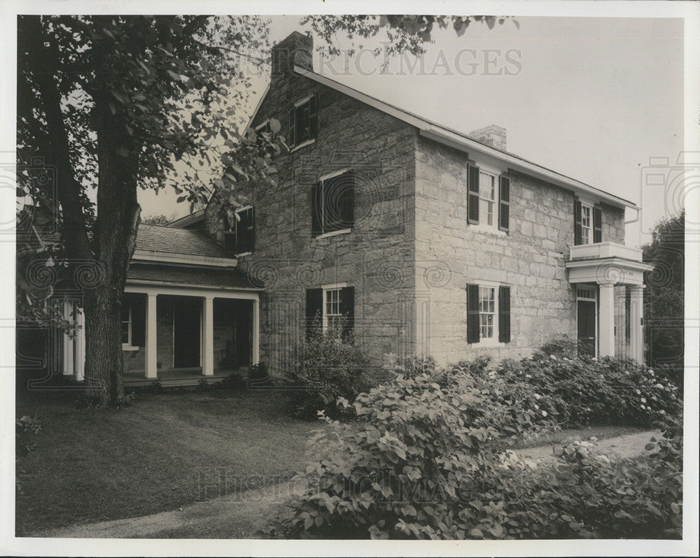 Press Photo Historical home of General Henry Sibley in Minnesota - Historic Images