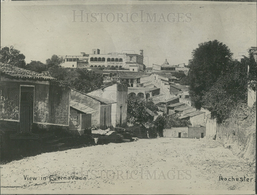 Press Photo Cuernavaca, Probable Scene Of Next Big Battle In Mexican Revolution - Historic Images